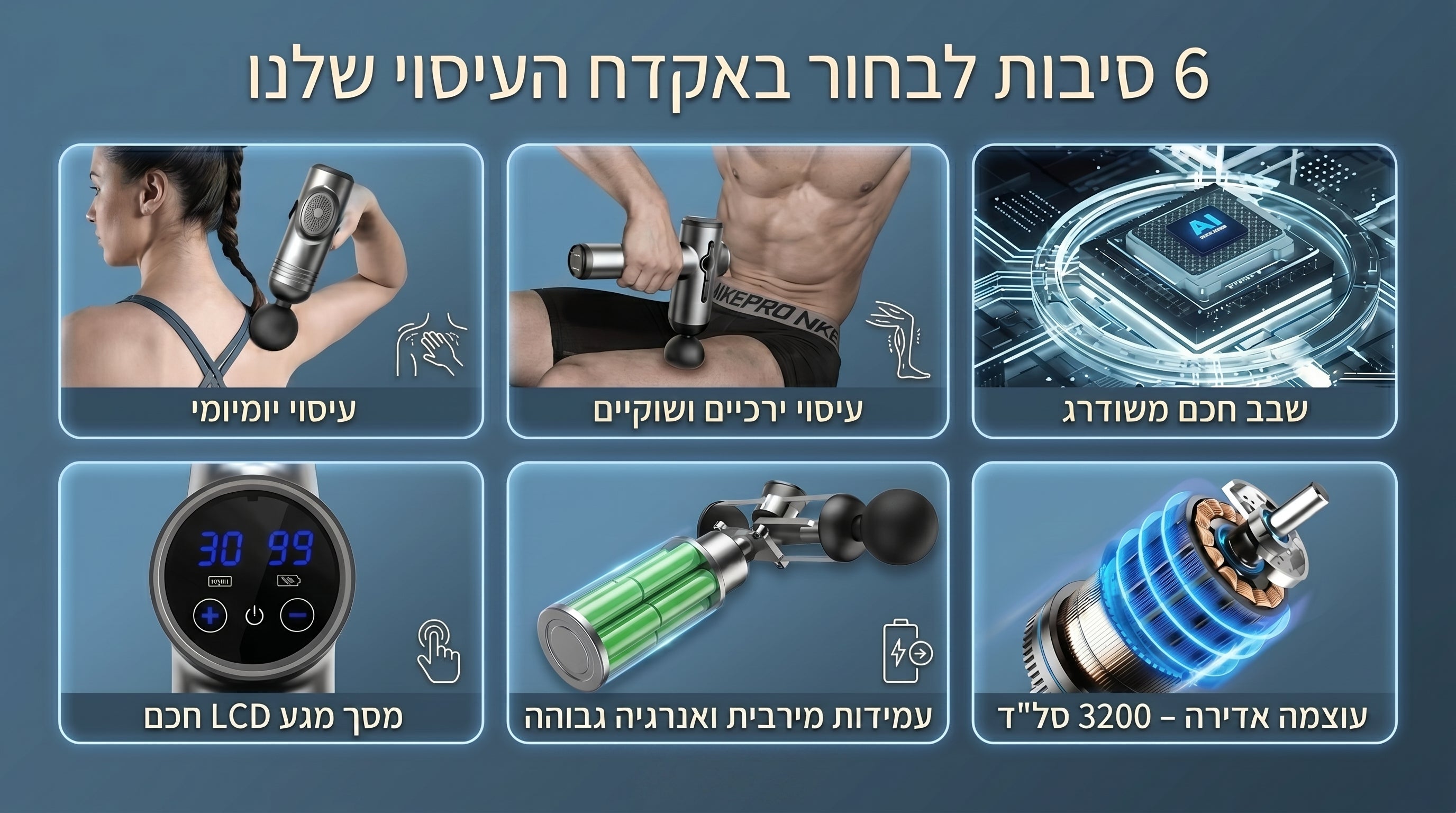 אקדח עיסוי מקצועי - Vault