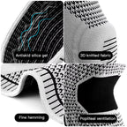 1/2 PC Knee Pads Strap Patella Medial Support Meniscus Silicone Compression Protection Sport Knee Braces Basketball Running Prot